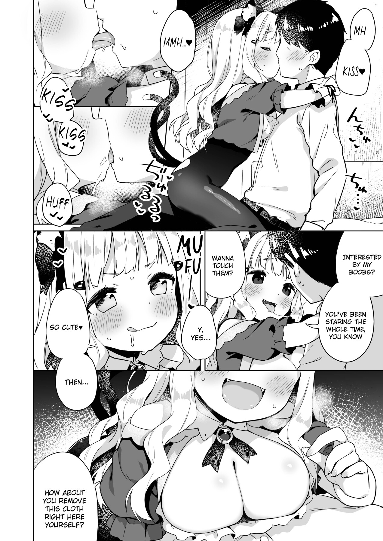 hentai manga A book about having sex with a tiny cat-eared girl using a magic book you picked up